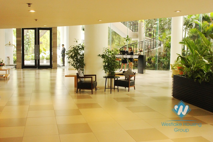 Luxury serviced apartment for lease in Westlake area, Hanoi.